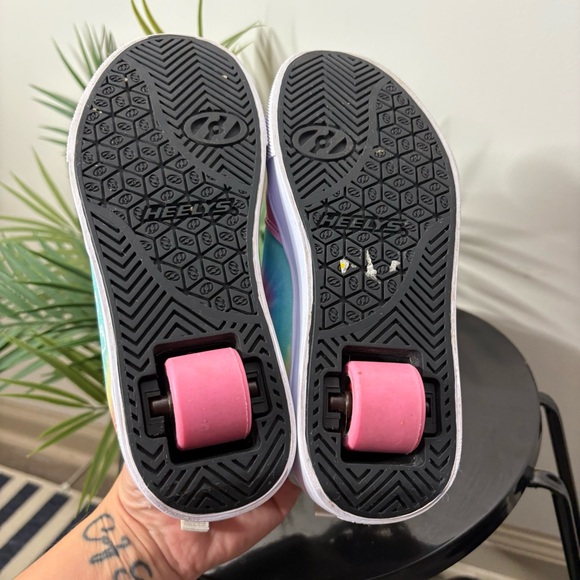 Heelys Youth Girls Pro 20 Prints Ivory Ella Wheels Skate Sneaker Shoes - Picture 6 of 7